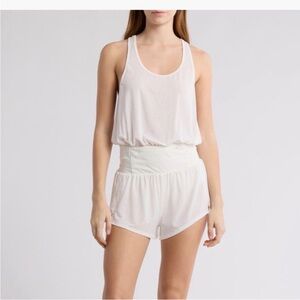 FREE PEOPLE Movement “Light As Air Runsie” Romper
